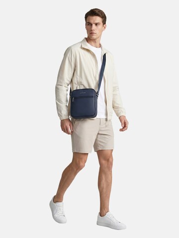 Borsa a tracolla 'Borsa a Tracolla Uomo Navigare - Poliestere Chiusura Zip' di Navigare in blu