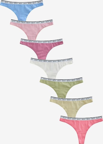 String di Next in blu: frontale