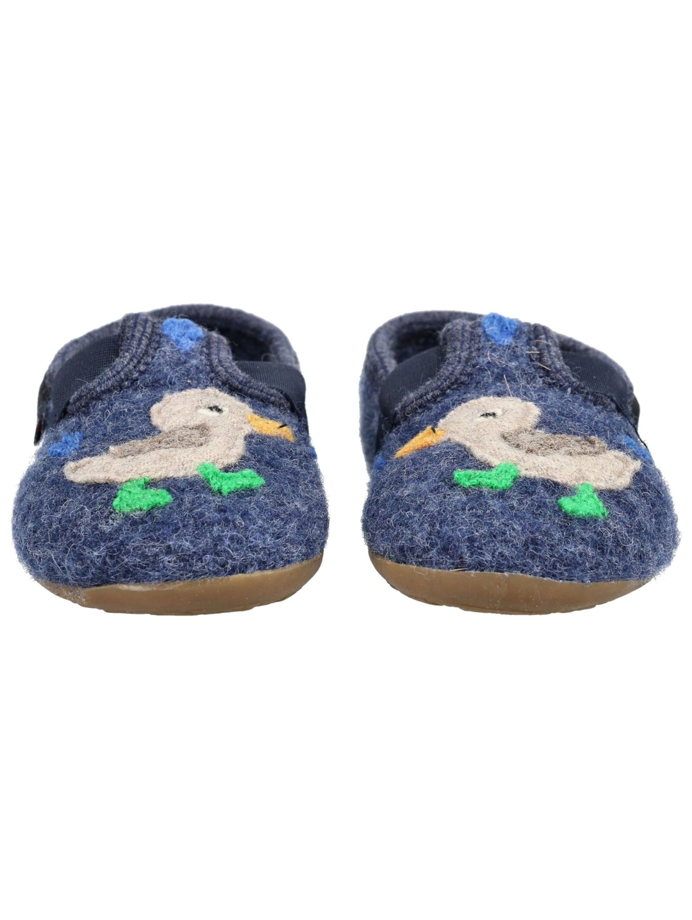 Pantoufle HAFLINGER en bleu