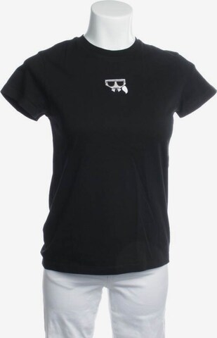 Karl Lagerfeld Top & Shirt in XS in Black: front