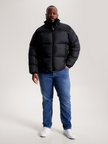 Tommy Hilfiger Big & Tall Winterjas 'New York' in Zwart