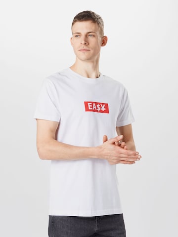 Mister Tee Shirt 'Easy Box' in White: front