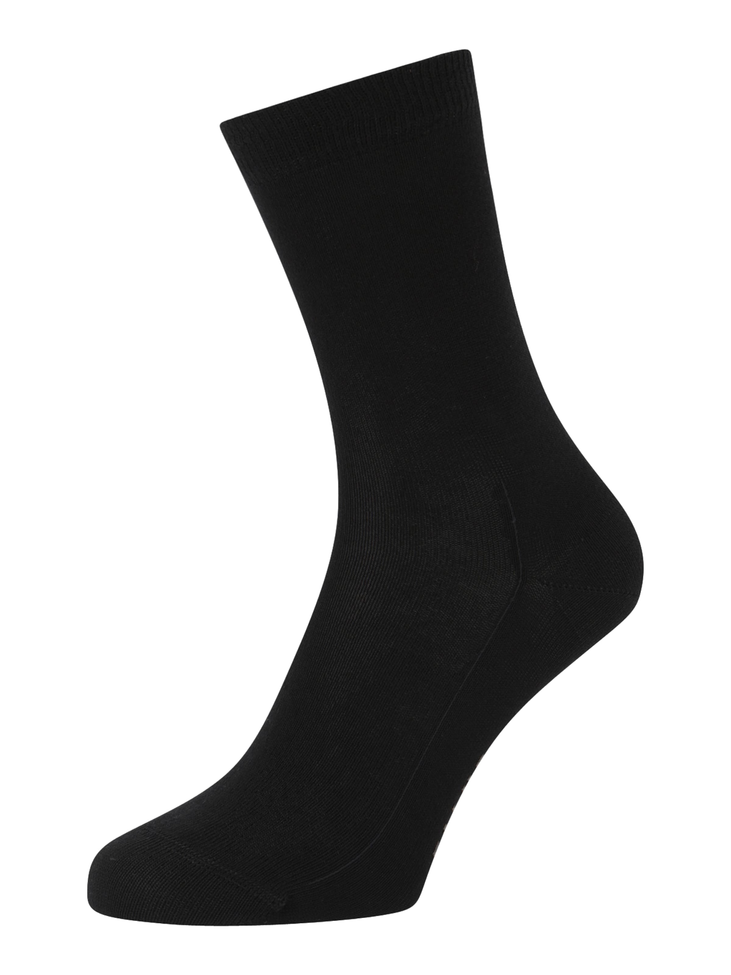 FALKE Sokid, värv must: eest vaates