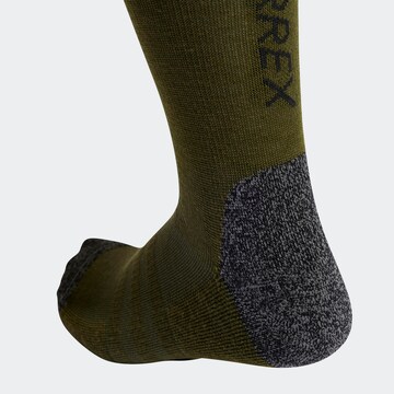 Chaussettes de sport ADIDAS TERREX en vert