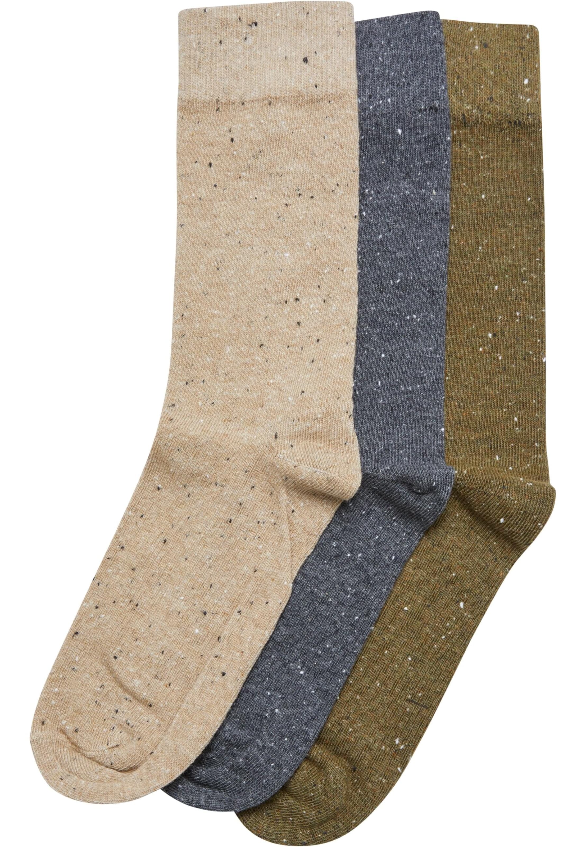 Urban Classics Socks in Beige: front