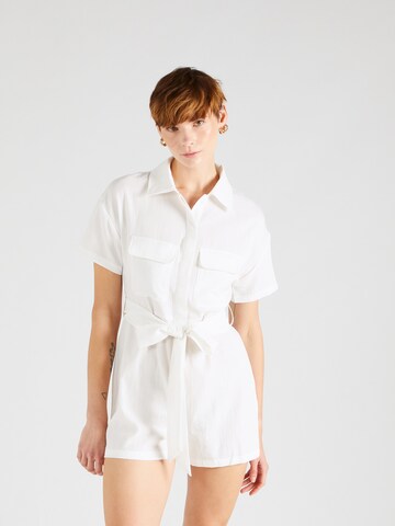 Misspap Jumpsuit i hvid: forside