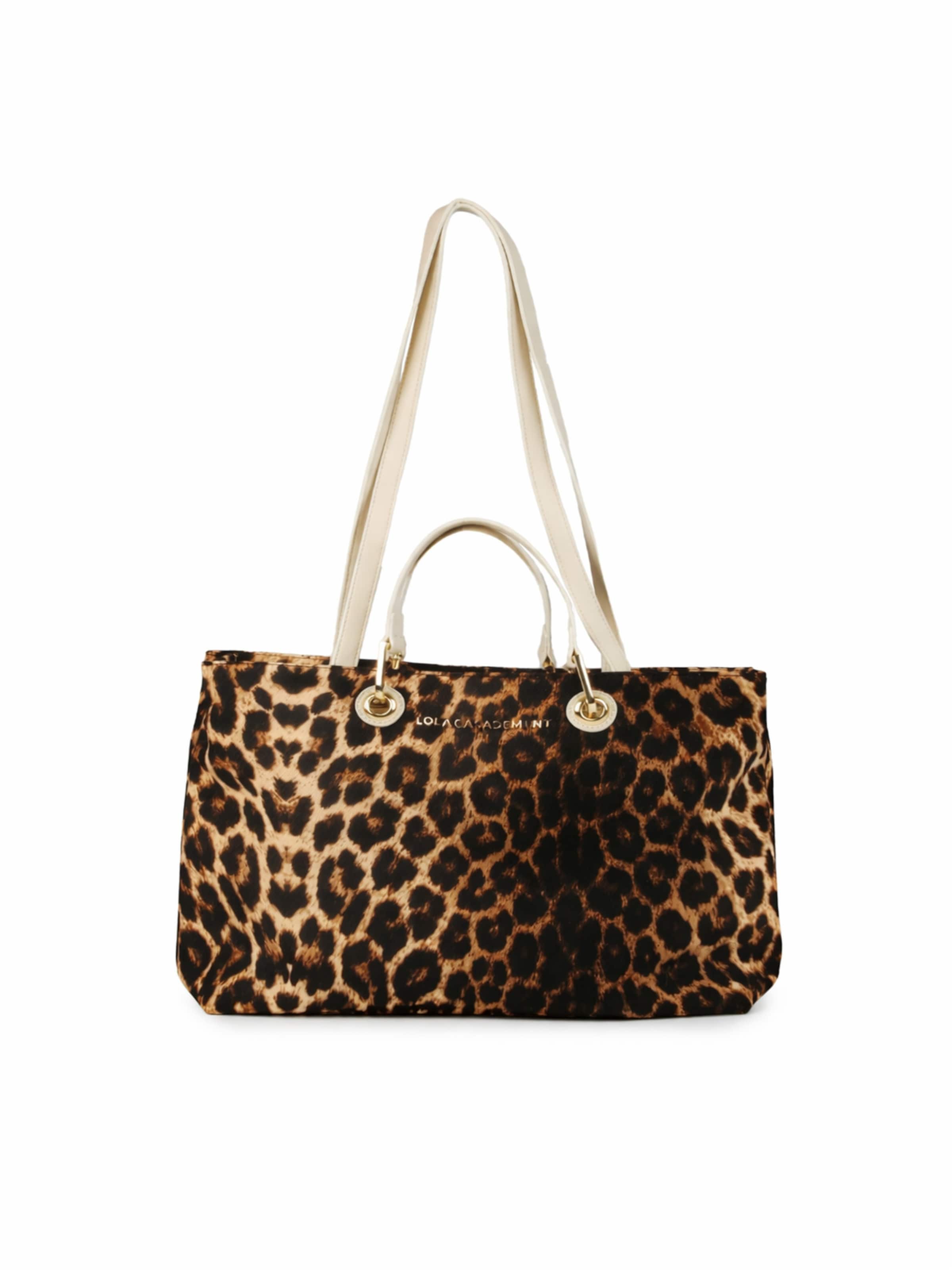Lola Casademunt - Shopper en marrón: frente
