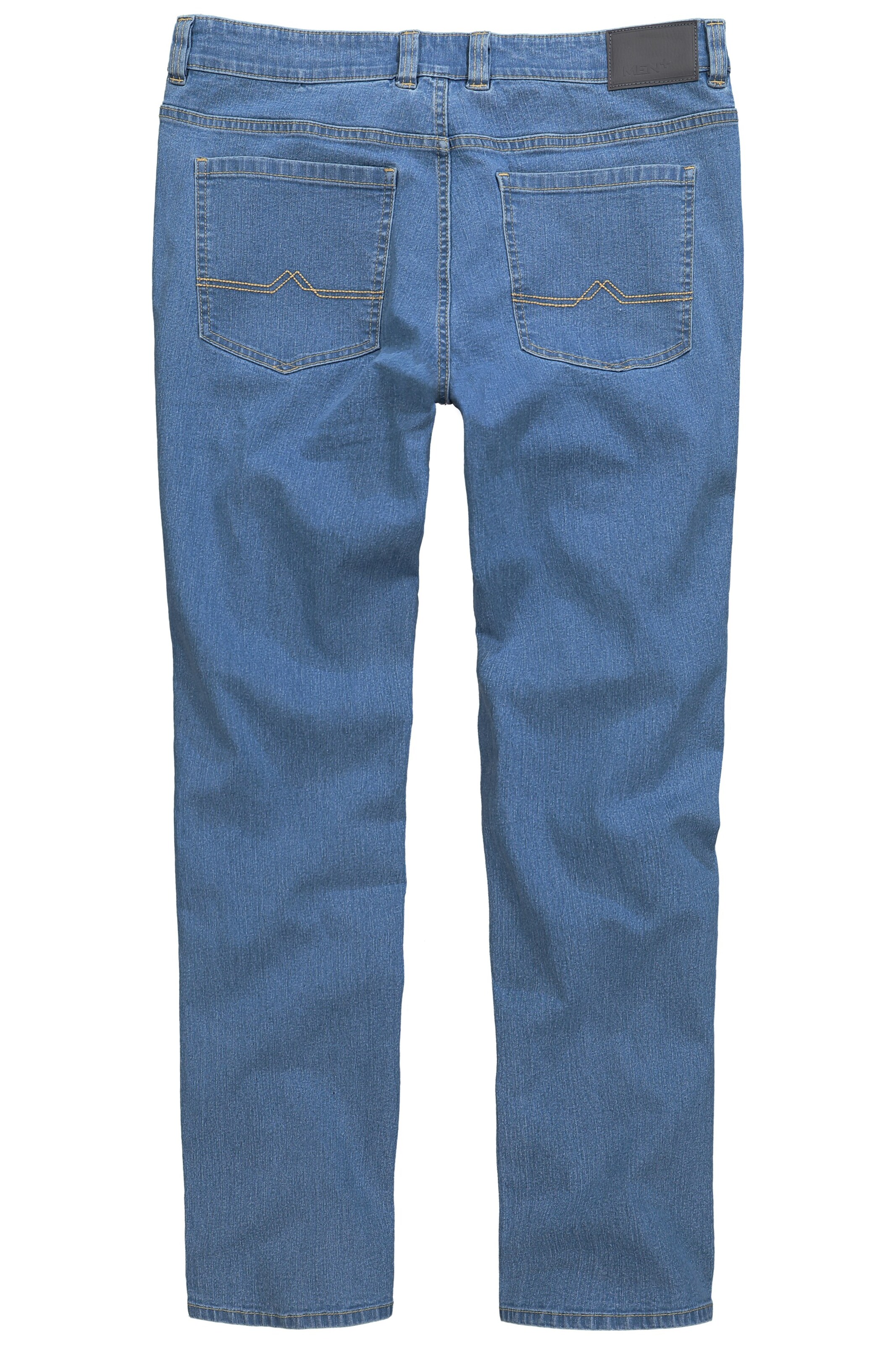 Men Plus Regular Jeans in Blauw