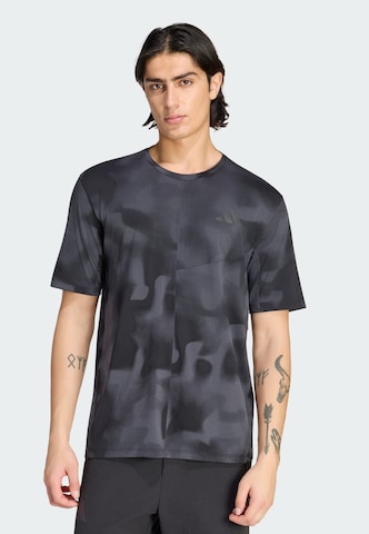T-Shirt fonctionnel ADIDAS TERREX en noir : devant