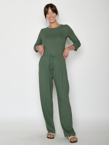 GREENBOMB Regular Broek 'Mood Basic' in Groen