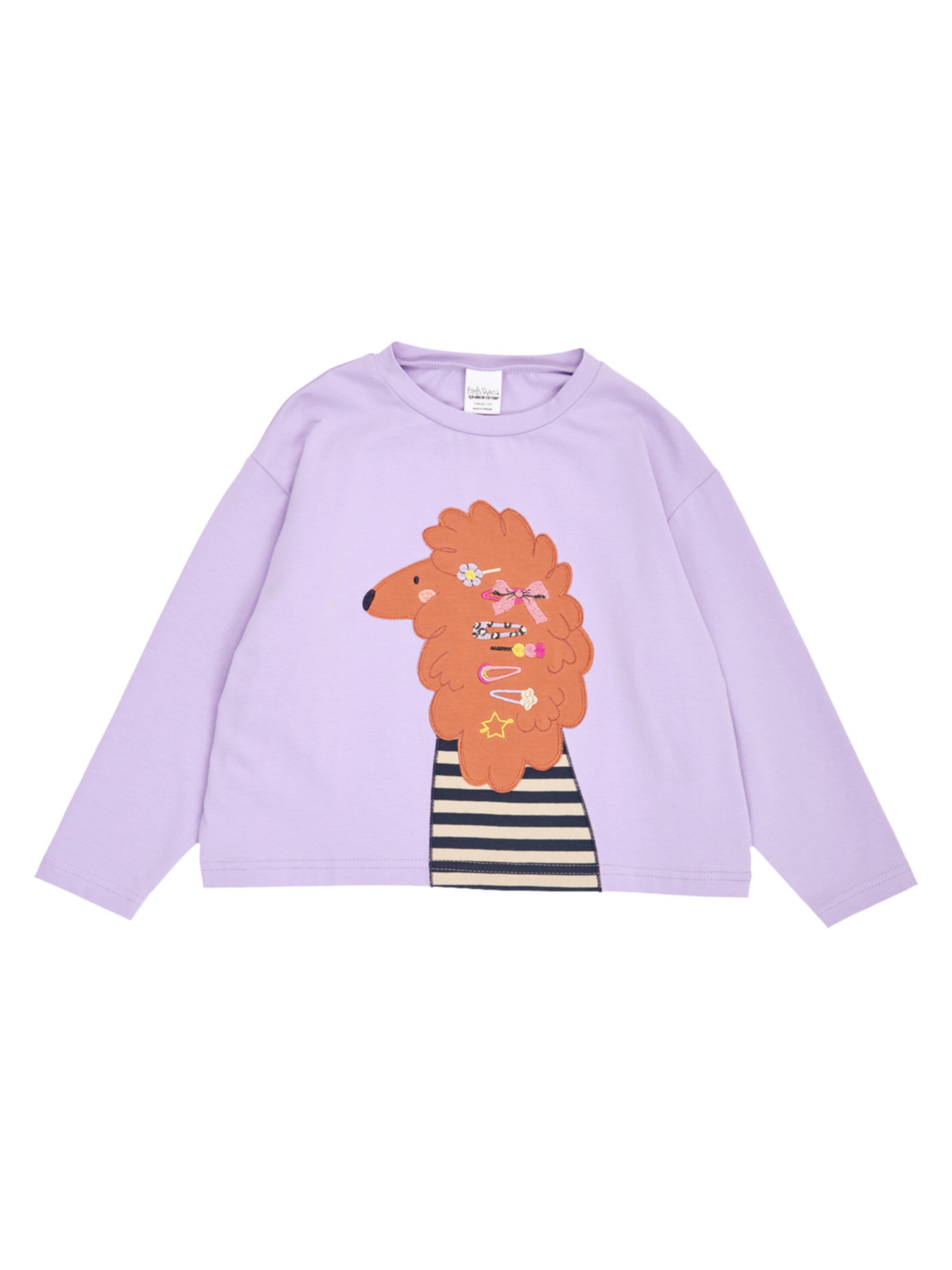 Fred's World by GREEN COTTON Shirt in Lila: voorkant