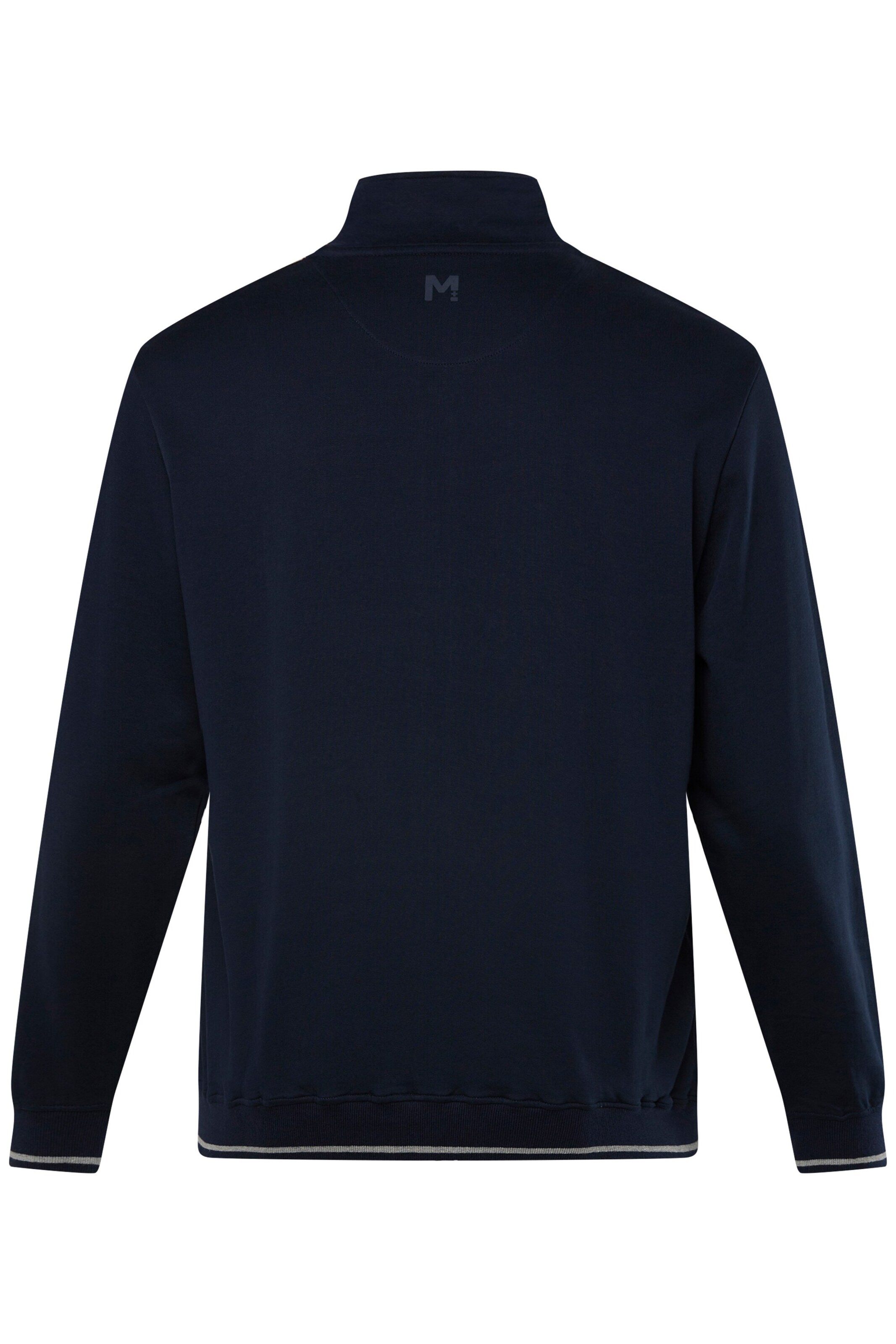 Men Plus Sweatvest in Blauw