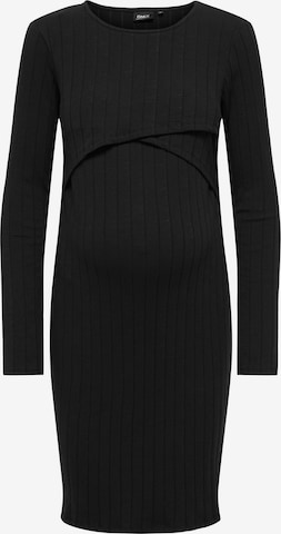 Only Maternity Jurk 'OLMALEJANDRA' in Zwart: voorkant