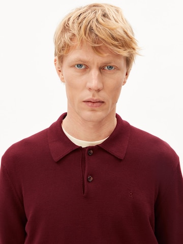 ARMEDANGELS Pullover POLO in Rot