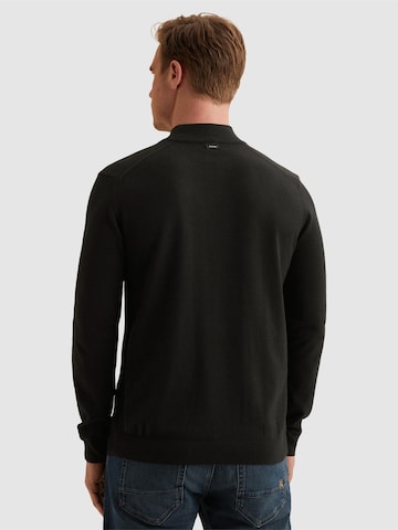 VANGUARD Neulepaita 'Pullover in cotton/modal with mockneck' värissä musta