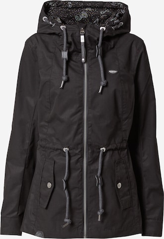 Ragwear Prehodna jakna 'Monadis' | črna barva: sprednja stran