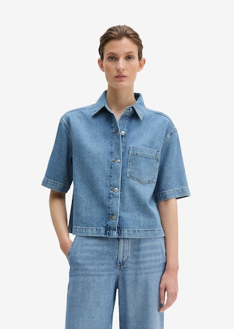 Marc O'Polo Bluse in Blau: Vorderseite
