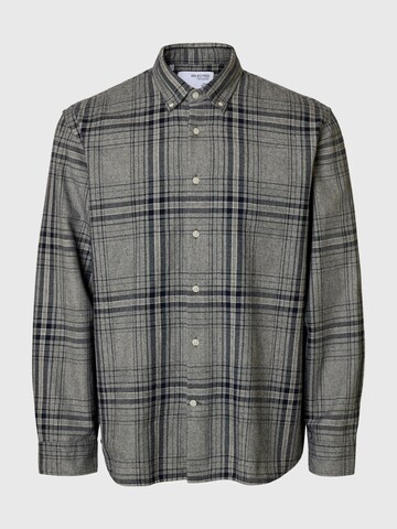 SELECTED - Ajuste regular Camisa en gris