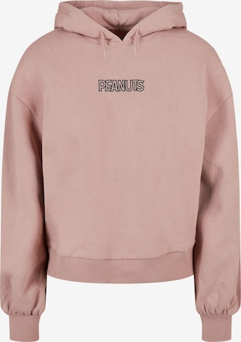 Sweat-shirt 'Peanuts' Merchcode en rose : devant