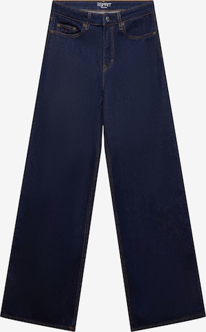 ESPRIT Wide leg Jeans in Blauw: voorkant