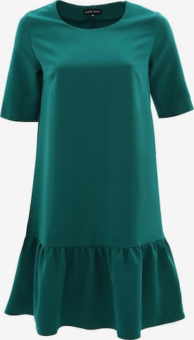 Awesome Apparel Dress in Green: front