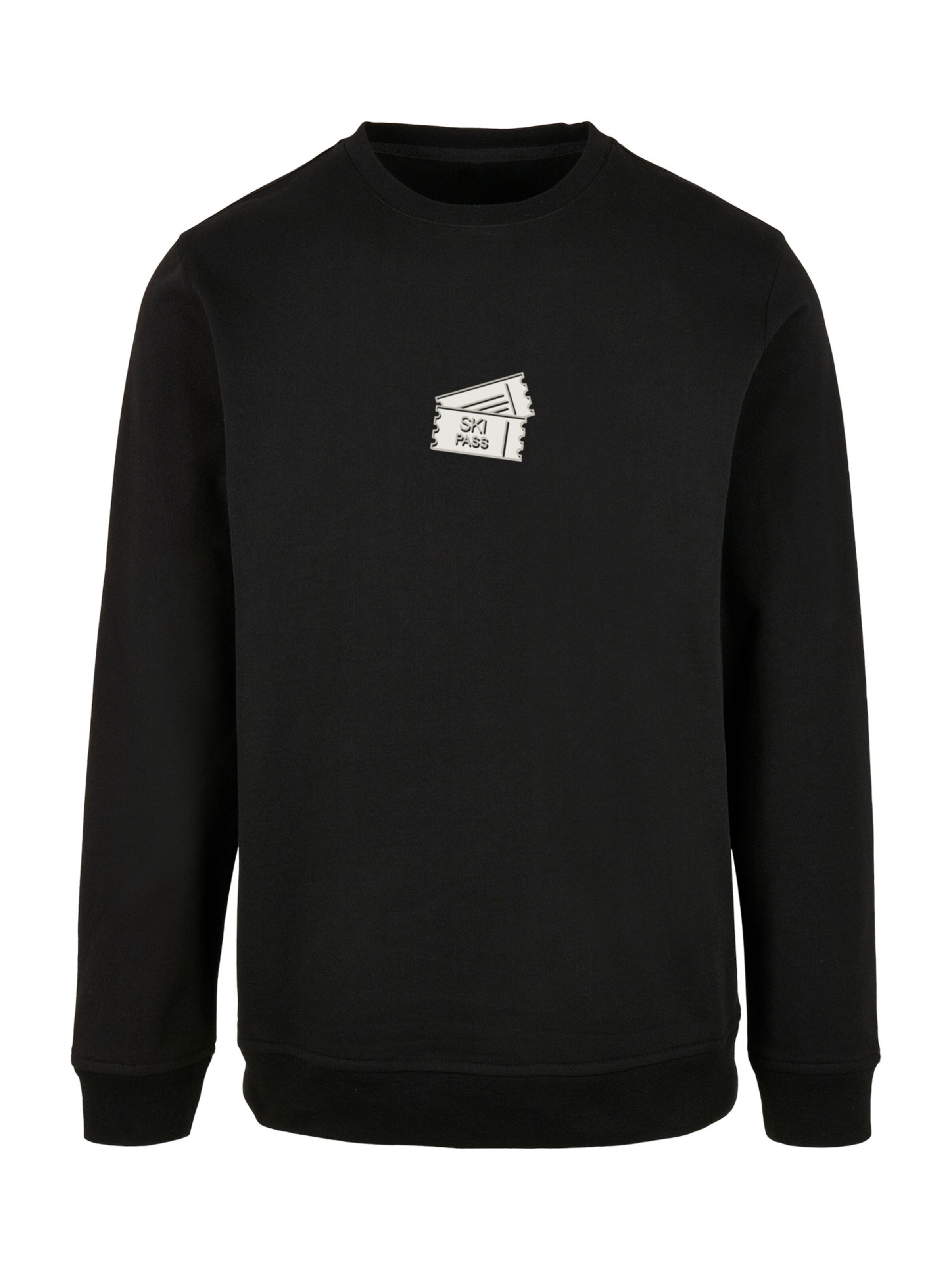 F4NT4STIC Sweatshirt in Zwart: voorkant
