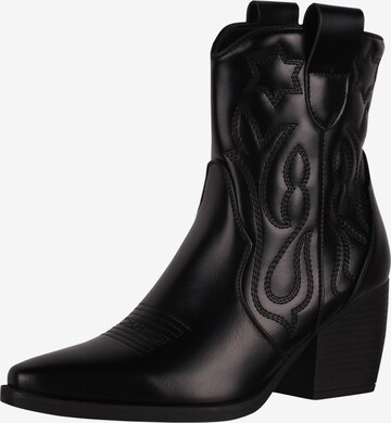 Salinyang Comwboystøvler i sort: forside