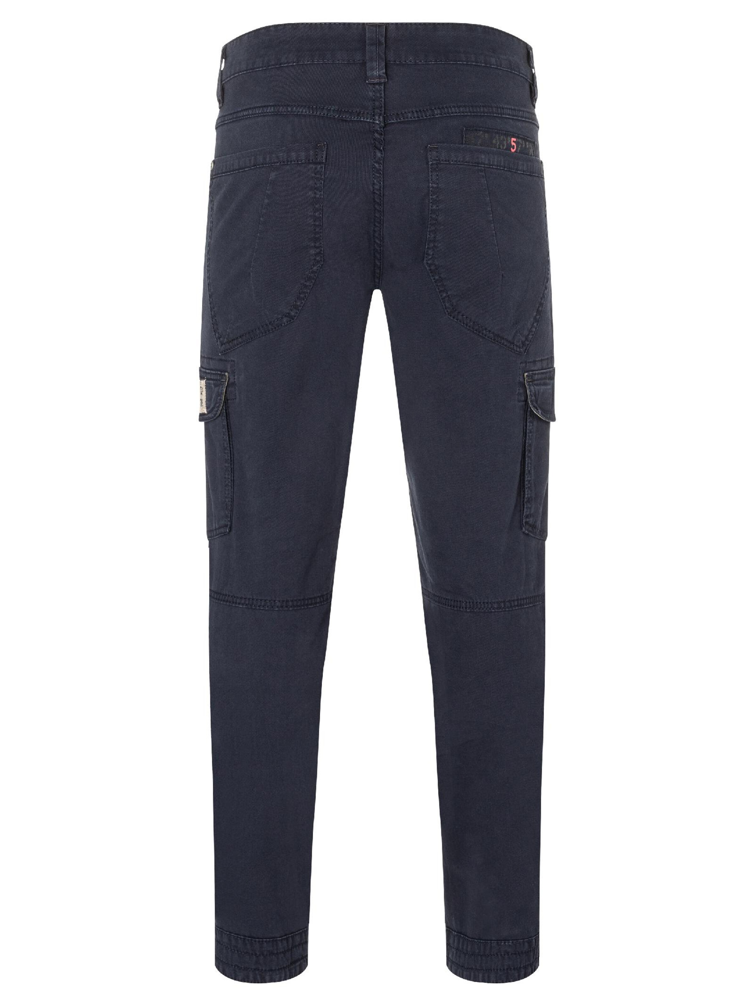 TIMEZONE Skinny Cargo Pants 'Regular RogerTZ' in Blue