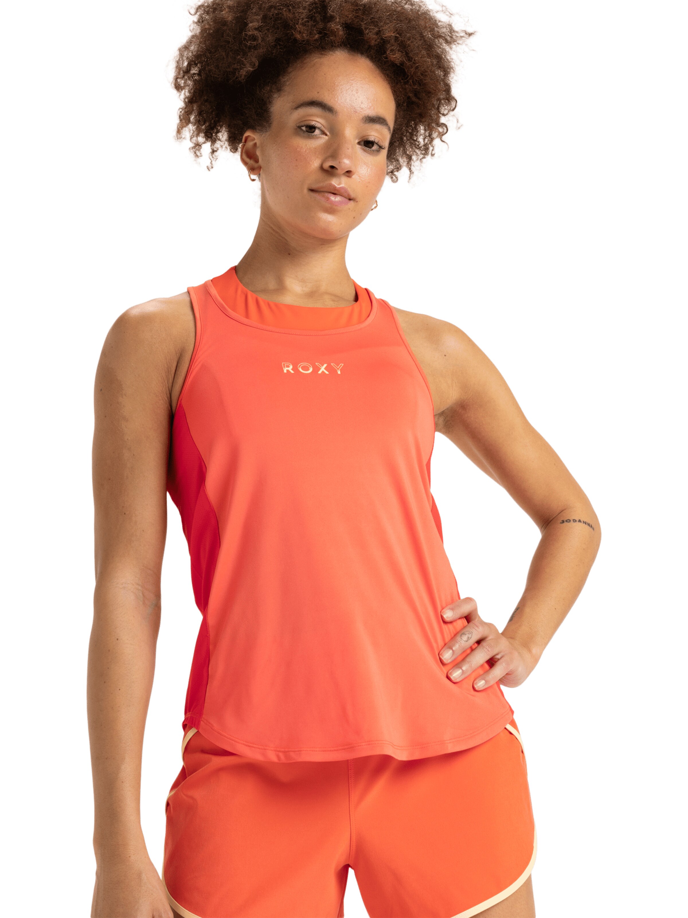 Haut de sport 'Bold Moves 2.0' ROXY en orange : devant