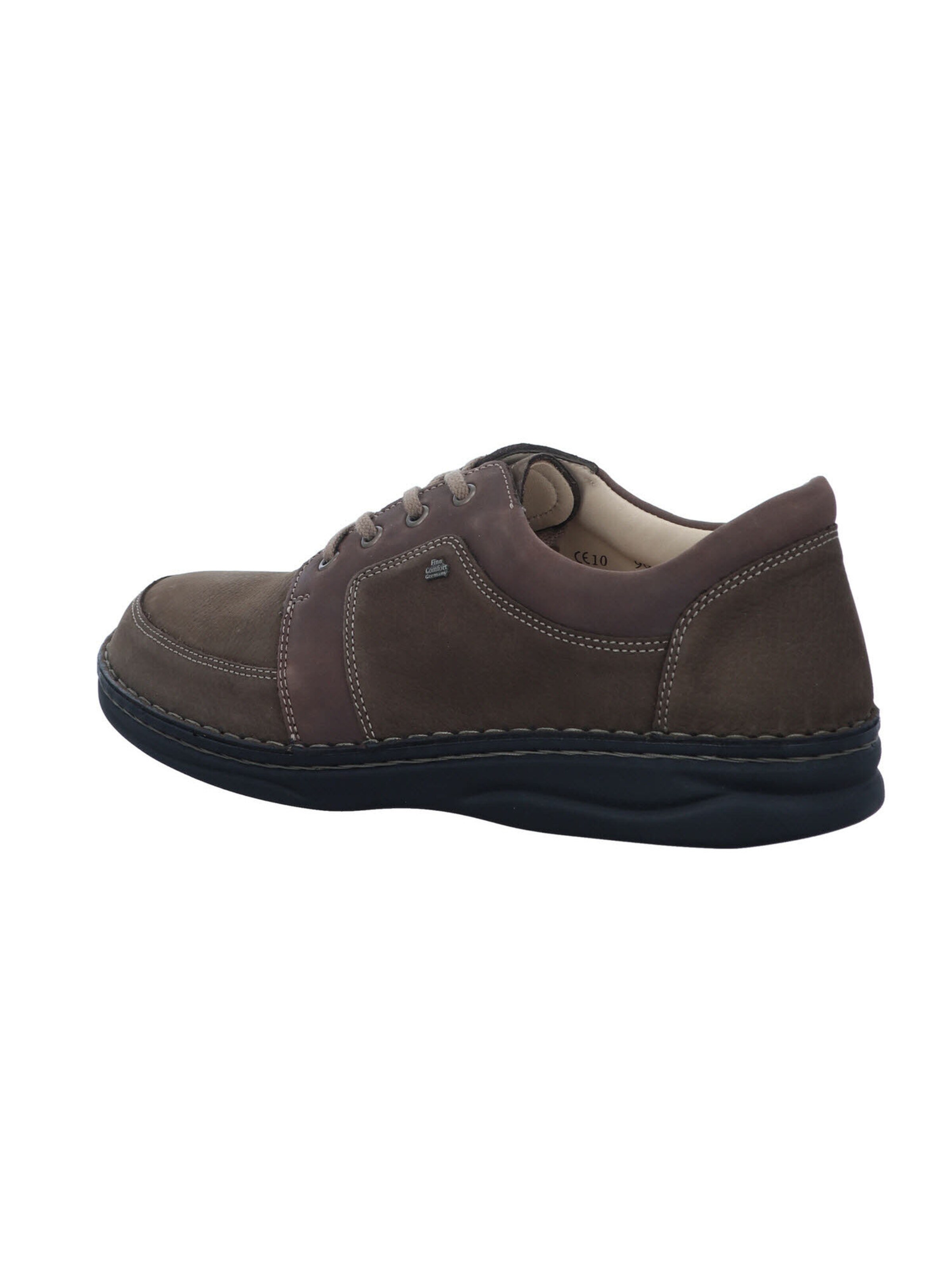 Finn Comfort Lace-Up Shoes 'Norwich' in Brown