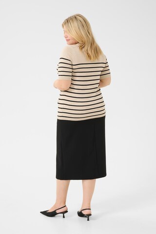 KAFFE CURVE Tröja 'KA Lizzy' i beige