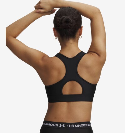 UNDER ARMOUR Sports Bra in Black / White, Item view