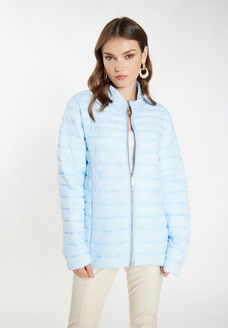 faina Between-Season Jacket 'Tuxe' in Blue: front