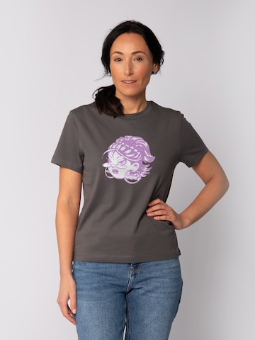 T-shirt 'Babe' Watapparel en gris : devant