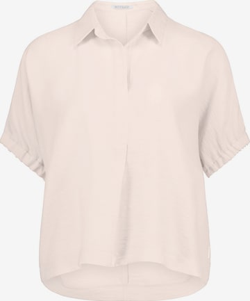 Betty & Co Blusenshirt mit Kragen in Beige: Vorderseite