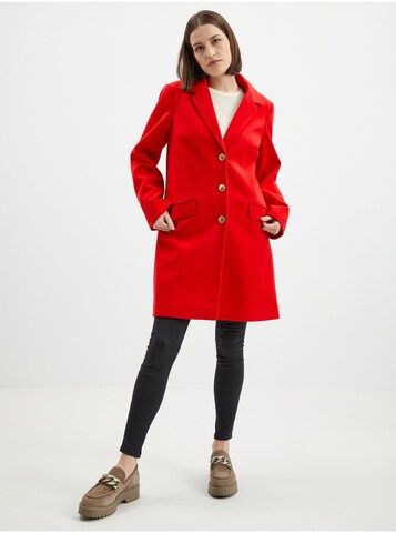 Orsay Between-Seasons Coat in Red: front