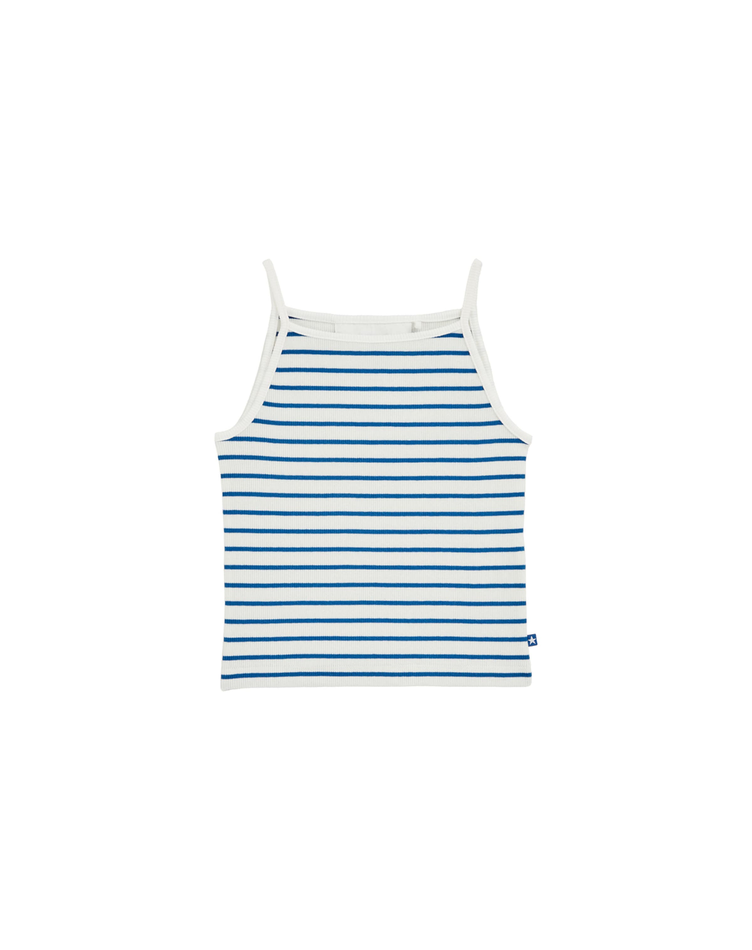 WE Fashion Topp, värv sinine: eest vaates