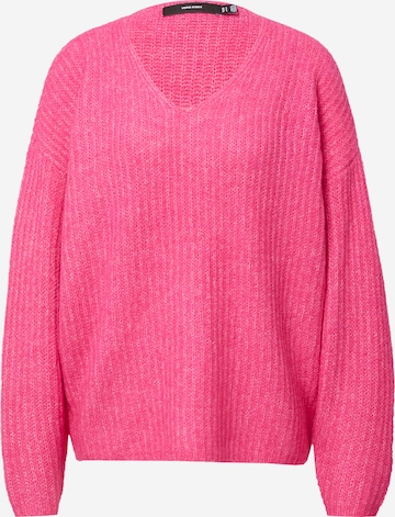 VERO MODA Trui 'JULIE' in Roze: voorkant