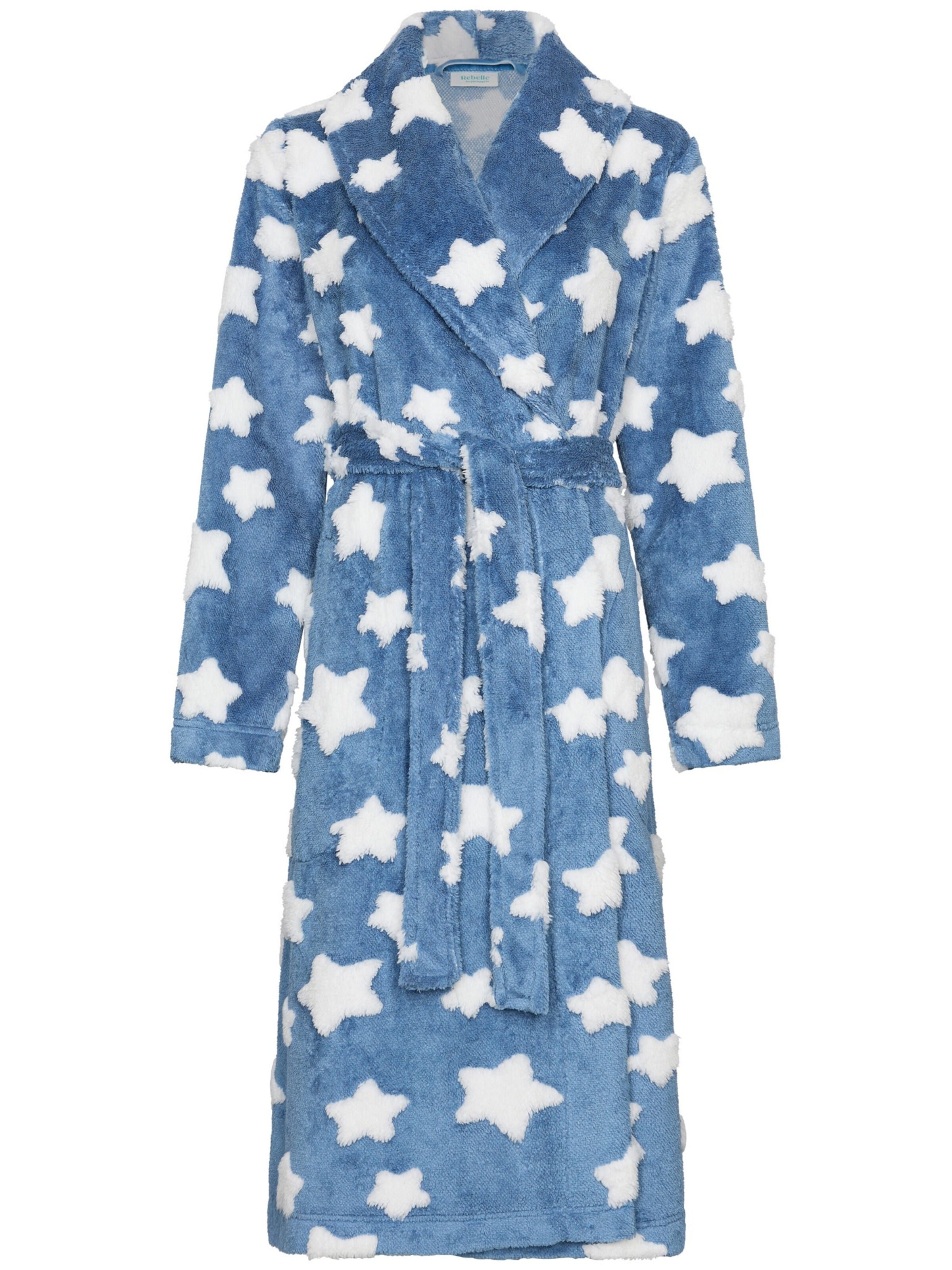 Rebelle Ochtendjas in Blauw: voorkant