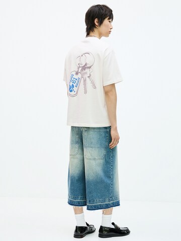 T-Shirt Pull&Bear en blanc