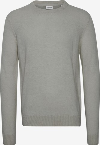 Pull-over !Solid en gris : devant