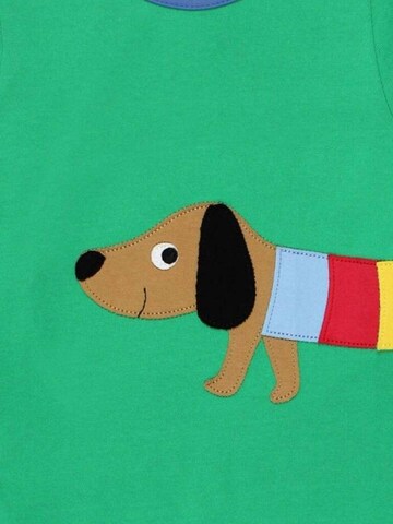 Toby Tiger Shirt 'Dackel-Applikation' in Green