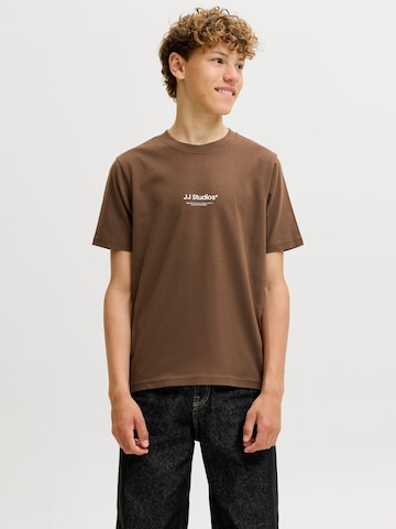 Jack & Jones Junior Shirt 'JJESoho' in Bruin: voorkant