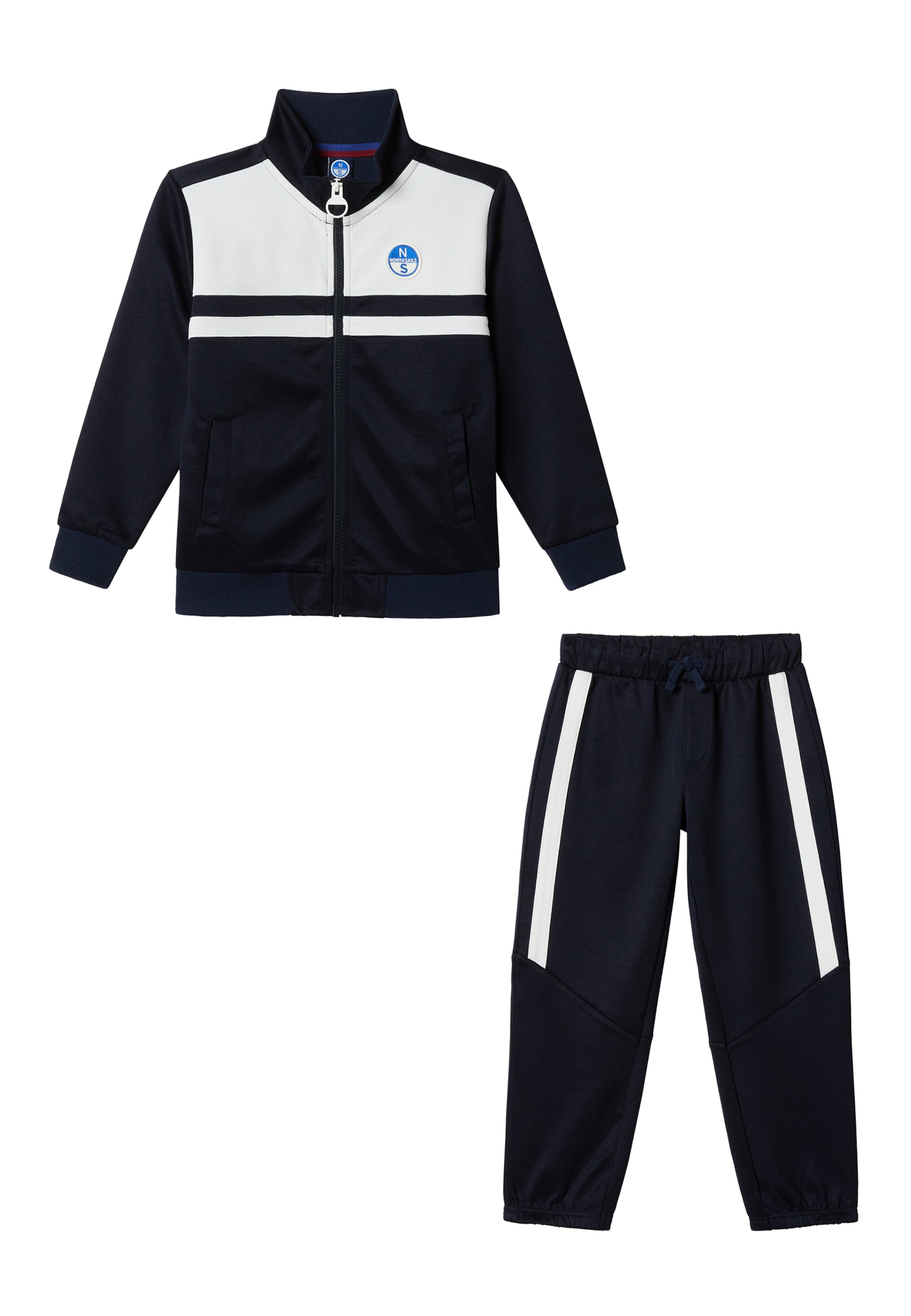 North Sails Trainingspak in Blauw: voorkant