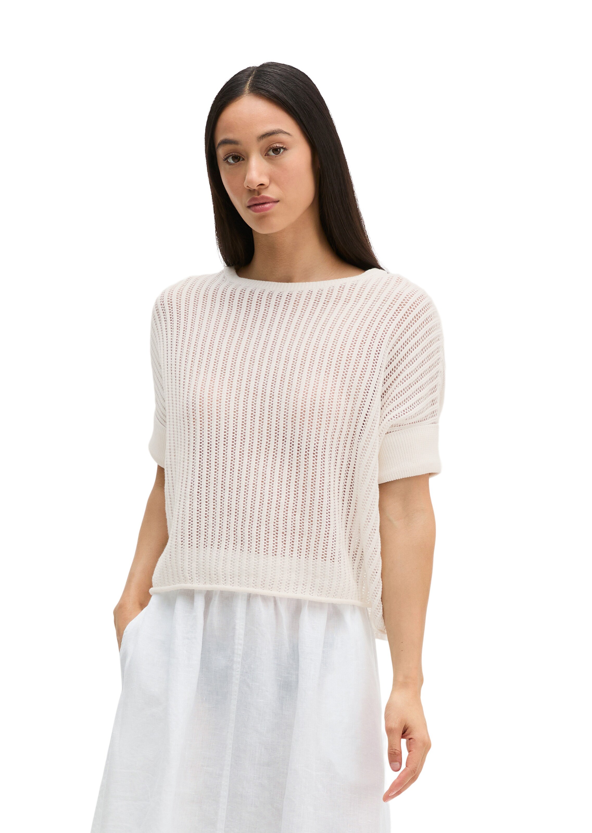 Marc O'Polo Sweater in White: front