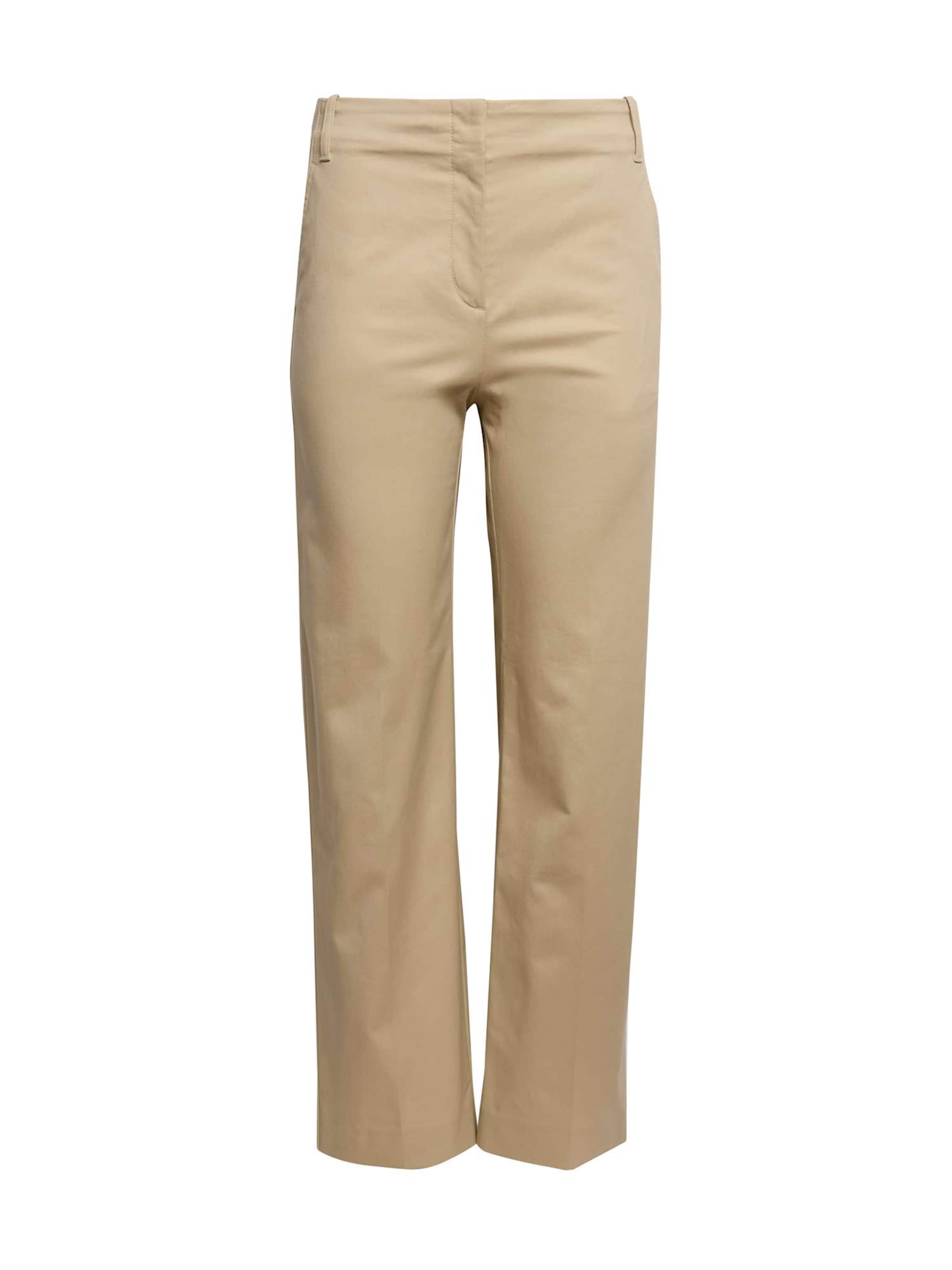 Marks & Spencer Regular Broek in Beige: voorkant
