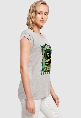 ABSOLUTE CULT T-Shirt 'Aquaman - Trident' in Grau