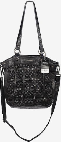 FREDsBRUDER Handtasche gross Leder One Size in Schwarz: Vorderseite