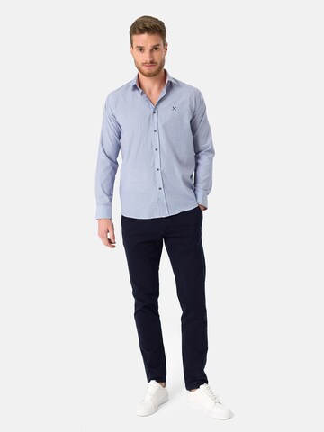 Coupe regular Chemise Jacey Quinn en bleu
