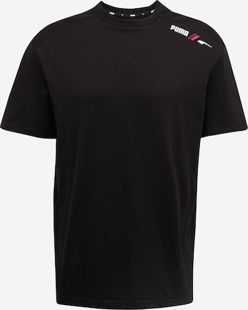 PUMA - Camiseta funcional en negro: frente